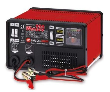 WŁOSKI PROSTOWNIK WATT 220 12/24V 18A 15-180Ah FV