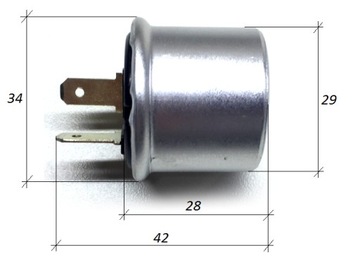 УНИВЕРСАЛЬНЫЙ СВЕТОДИОДНЫЙ ПРЕРЫВАТЕЛЬ ПОВОРОТА 12В 2.O