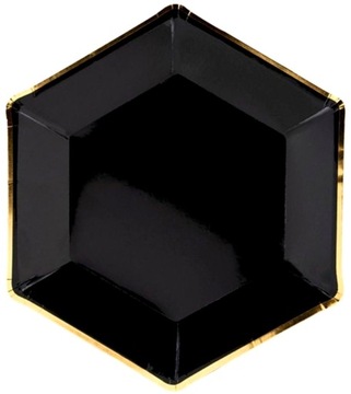 TALERZYKI JEDNORAZOWE PAPIEROWE SYLWESTER 6SZT-582