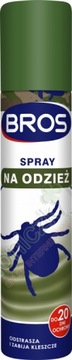 SPRAY NA ODZIEŻ - ODSTRASZA I ZABIJA KLESZCZE 90ML