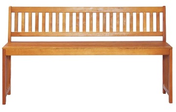 = ДЕРЕВЯННАЯ СКАМЬЯ ДЛЯ ВЕРАНДЫ ЭВКАЛИПТ = КОРИЧНЕВЫЙ