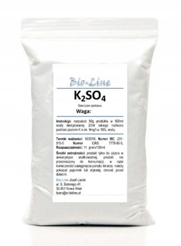 K2SO4 Siarczan Potasu czysty do 99,9% 100g