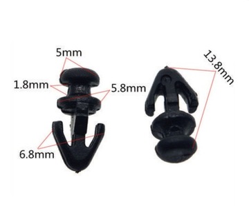 Spinki 100 szt. listwy progowej Ford Mondeo Galaxy