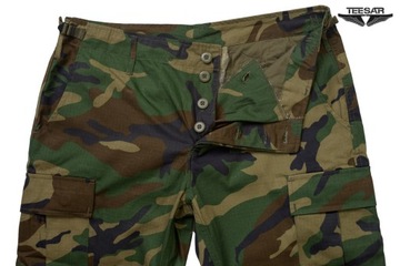 БРЮКИ УЗКОГО КРОЯ WOODLAND BDU RipStop в стиле милитари - L