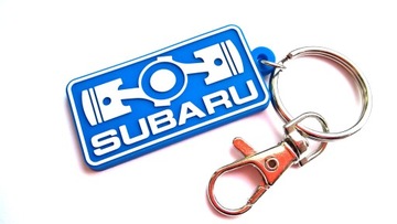 BRELOK do kluczy znaczek Subaru napis Plejady
