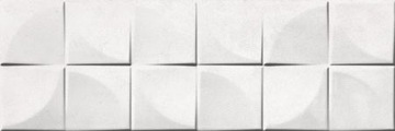 QUADRA WHITE DEKOR ŚCIANA 25*75 G2 m2 zamów