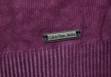 CALVIN KLEIN ROZPINANY cienki sweterek sweter M