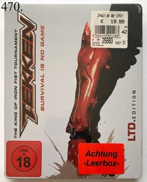 TEKKEN LTD. EDITION Blu-Ray Metal BOX JAK NOWA !!