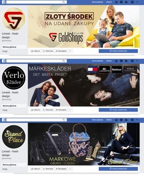 FACEBOOK FANPAGE графический дизайн аватар + фоновое фото