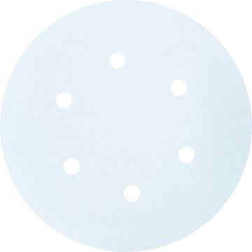 INDASA WHITE LINE KRĄŻEK NA RZEP PAPIER ŚCIERNY DYSK 150MM P180 6H 50SZT