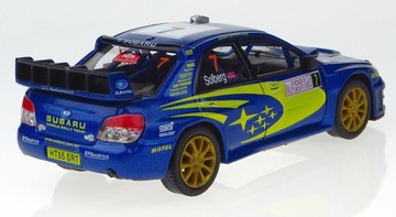 SUBARU IMPREZA WRC 2007 KINSMART МЕТАЛЛ МОДЕЛЬ 1:36