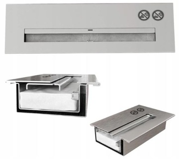 BioFireplace Golf Polised Inox TUV Free Glass