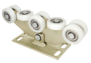 80x80x5 WÓZKI BRAMOWE do BUDOWY BRAMY PRZESUWNEJ