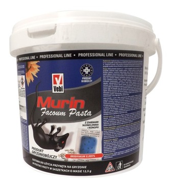 MURIN PASTA (brodifacoum) 2kg trutka na gryzonie