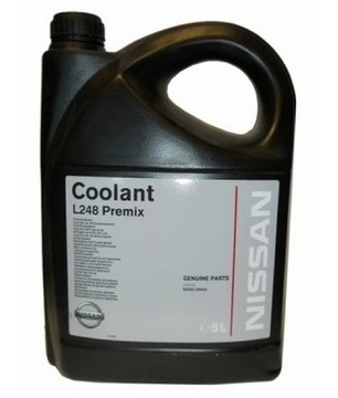Płyn chłodniczy ORYG NISSAN 5L L248 Premix zielony