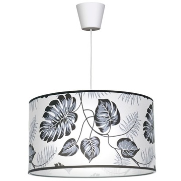 LAMPA WISZĄCA SUFITOWA ŻYRANDOL ABAŻUR NOWOCZESNA