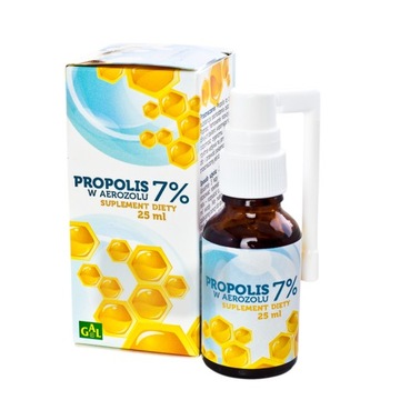 GAL Propolis 7% w aerozolu - Spray Na gardło