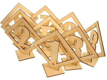 ЦИФРЫ ДЛЯ ТАБЛИЦ цифры для размещения, фанера 1-9