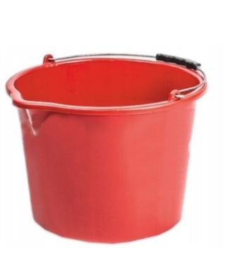 Wiadro budowlane z wypływką i uchwytem 16L