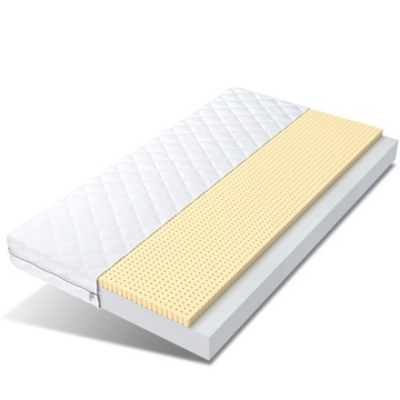 Materac VENUS 90x200 perforowany lateks pianka