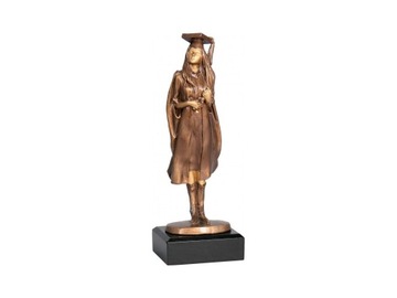 FIGURKA ABSOLWENTKA SZKOŁA STUDIA NAUKA + GRAWER