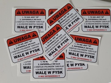 Наклейка ВНИМАНИЕ, ДУХ В РОТ!!! ЭТО НЕ ДА00