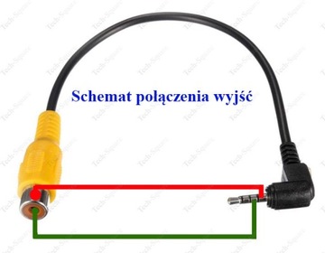 Кабель Micro Jack 2,5 мм, 4 контакта, 1 адаптер камеры RCA