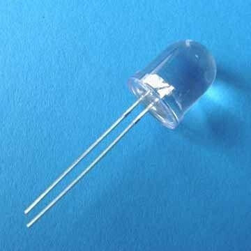 Dioda LED 10mm czerwona clear 2 sztuki