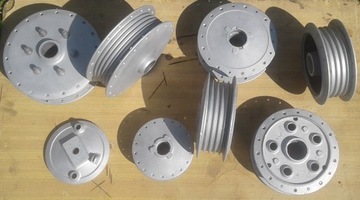 SZKIEŁKOWANIE PIASKOWANIE CZĘŚCI MOTOCYKLOWYCH SAMOCHODOWYCH ALUMINIUM