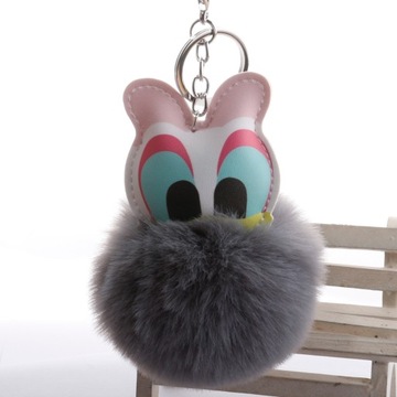 БРЕЛОК УТКА С ПОМПОНОМ МЕХОВЫЙ БРЕЛОК НОВИНКА!