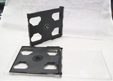 Pudełka na 2 x CD - Box - Jewel Case Czarne 5 szt Produkt Polski