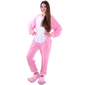 PROSIACZEK PIŻAMA Jednoczęściowa Świnka Kigurumi Onesie Przebranie 170