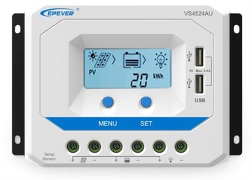 12V 24V SOLARNY REGULATOR ŁADOWANIA PV USB 40A 45A