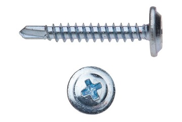 Wkręty PŁASKIE SAMOWIERCĄCE blachowkręty 4,2x25