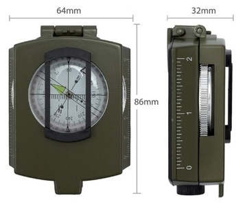 ПРОФЕССИОНАЛЬНЫЙ ВОЕННЫЙ ПРИЗМАТИЧЕСКИЙ КОМПАС