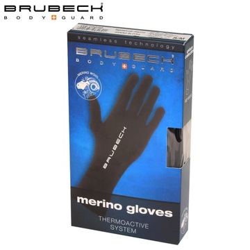 Термоактивные перчатки Brubeck Wool MERINO S/M