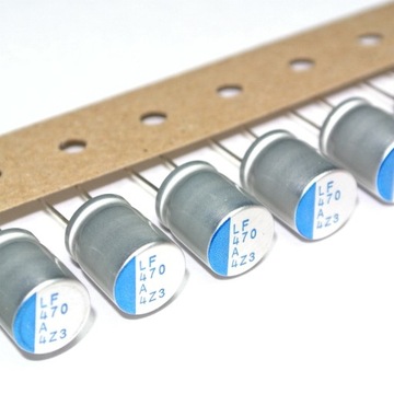 470uF 10V 105' Low ESR Polimerowy NICHICON [1szt]