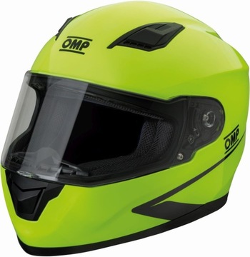 Kask zamknięty OMP Circuit Evo XXL żółty Fluo