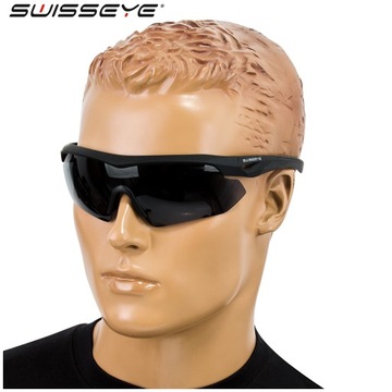 SWISSEYE баллистические тактические очки NIGHTHAWK черные дымчатые
