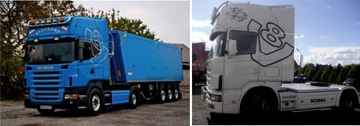 НАКЛЕЙКИ - SCANIA V8 ДЛЯ САЛОНА + бесплатно
