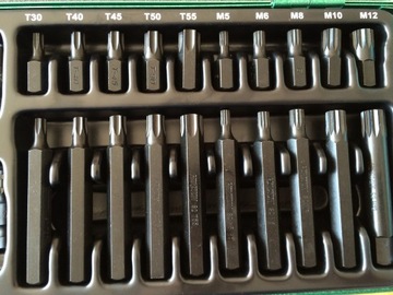 Набор бит HONITON, ключи шестигранные Torx шлицевые 40 элементов H4013