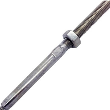 M10 KOŃCÓWKA DO ZAWALCOWANIA LEWA DO LINY 6,0MM