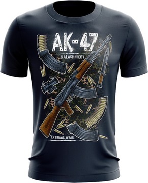 AK-47 Kalashnikov koszulka t-shirt bawełniana XXL