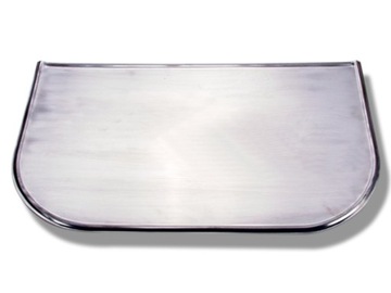 blacha przed kominek stal nierdzewna 80x50cm