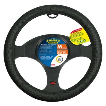 Pokrowiec kierownicy AIR-GRIP BLACK 37-39CM