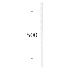 Одинарная направляющая WLS 500 для стеллажной системы WHITE