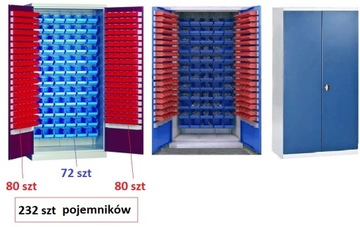 Шкаф мастерской с 232 контейнерами SWM 205 -20%