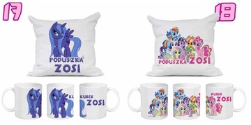 КОМПЛЕКТ КРУЖКА + ПОДУШКИ MY LITTLE PONY БЕСПЛАТНОЕ ИМЯ