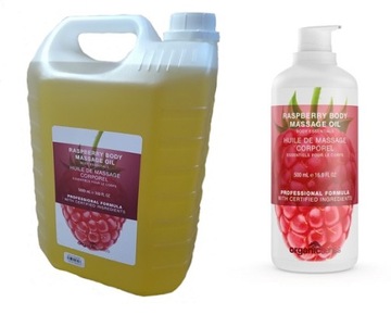 Organic Olej Oliwka do masażu ciała Wanilia 5L