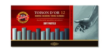 Kredki pastelowe Koh-I-Noor 12 szt.